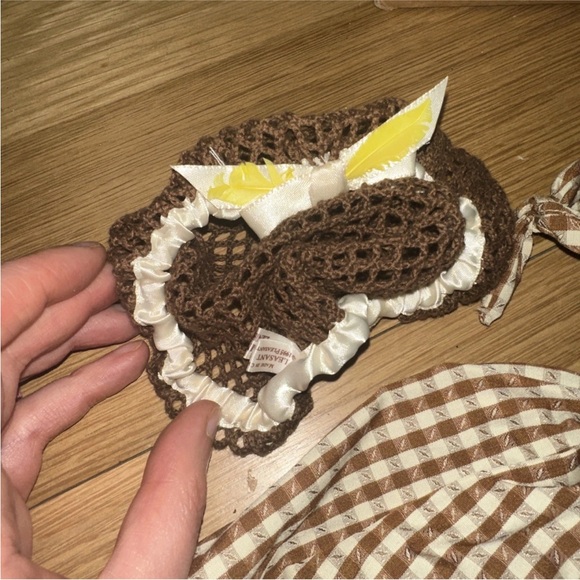 Pink Striped Doll with Hat and Black Boots - Picture 7 of 8